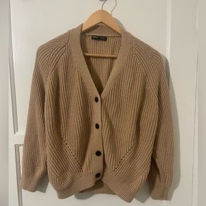 Brown cardigan
